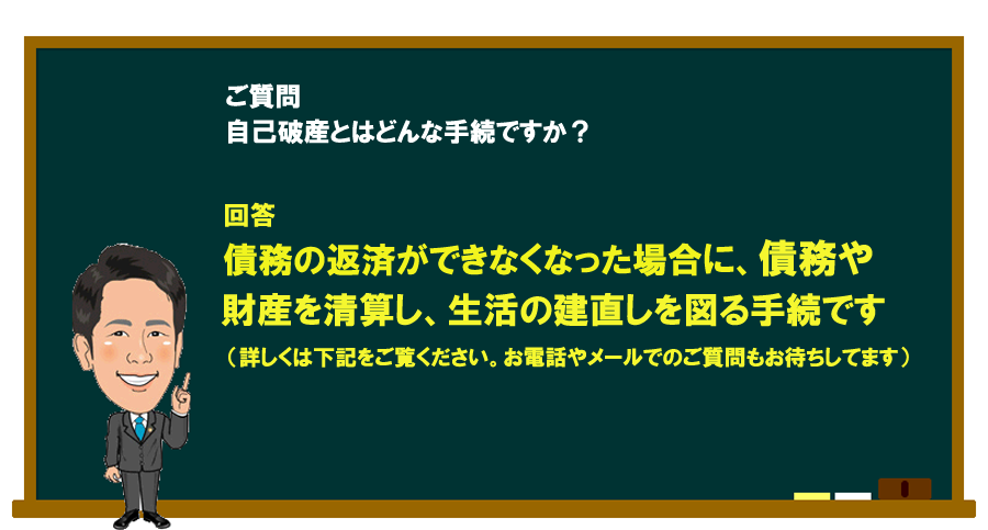 「自己破産とはどんな手続ですか？」